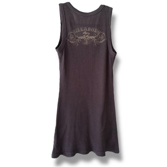 Billabong Women's Grey and Khaki Tank Top - Picture 3 of 7
